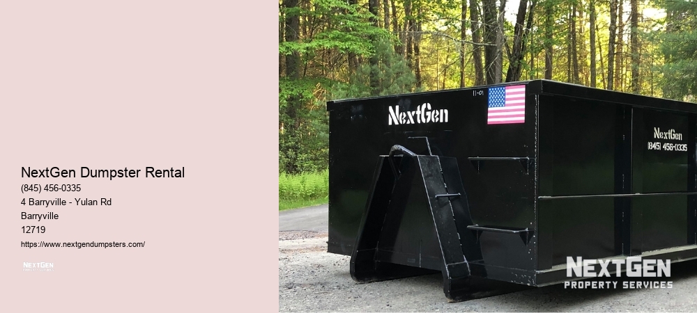 waste disposal dumpster rental